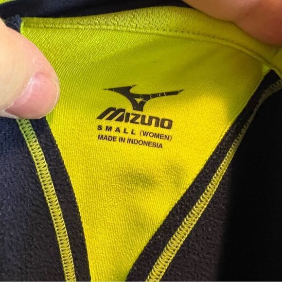 Mizuno Women’s Quarter Zip Sweater Size Small Blue and Green - Picture 6 of 11